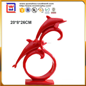 famiglia Act delfino e gli amanti sposati i delfini arredamento articoli e artigianato resina <span class=keywords><strong>statue</strong></span> delfino - Product Image 1
