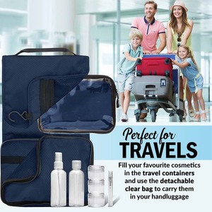Premium Waterproof Foldable Hanging Toiletry Cosmetic Bag <strong>Travel</strong> <strong>Kit</strong> <strong>for</strong> <strong>Women</strong> and Men - Product Image 5