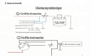 Khóa tự động mở khóa chống trộm RFID Relay 2.4G không dây xe máy xe máy an ninh chống trộm báo động mạch cắt xe Immobilizer - Product Image 6