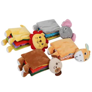 hot sale early childhood education toy 0-3 year old baby Cloth book set