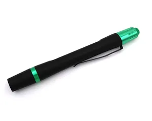 Revestimento de borracha LED bolso pequeno médico Penlight Médica De Alumínio LEVOU tocha lanterna