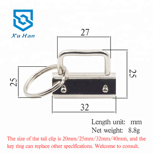 Herrajes Metálicos Ligeros de Alta Calidad para Llaveros con Anillas, Cuerdas y Abrazaderas, para DIY, Marca <span class=keywords><strong>Xu</strong></span> <span class=keywords><strong>Han</strong></span> - Product Image 3