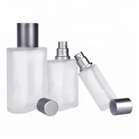New recarregáveis flat square frasco de spray de perfume de vidro fosco 30 ml ml 50 30 ml 100ml