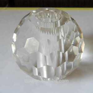 Bola de cristal 20mm 40mm 60mm 80mm 100mm, bolas de vidro oco com furo - Product Image 5
