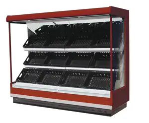 Gemüse chiller obst gemüse display rack