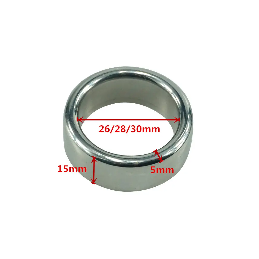 Thick Dia 26/28/30mm stainless steel cock ring sex toys