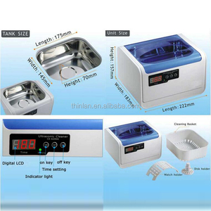 Pulitore Ad <span class=keywords><strong>Ultrasuoni</strong></span> digitale 1.4L Bagno Piatti Anelli Dei Monili di Protesi Pulizia Dei Denti Orologio 2L Ultra Sonic Famiglia Trasduttore Serbatoi - Product Image 2