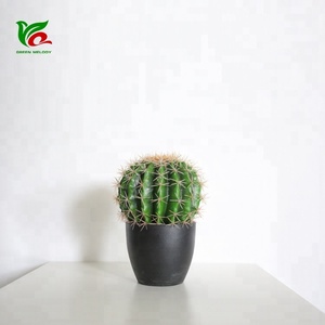 Alta Simulação 28cm <span class=keywords><strong>Christmas</strong></span> <span class=keywords><strong>Cactus</strong></span> Planta Diferentes Tipos de Plantas e Árvores Artificial Echinocactus - Product Image 1