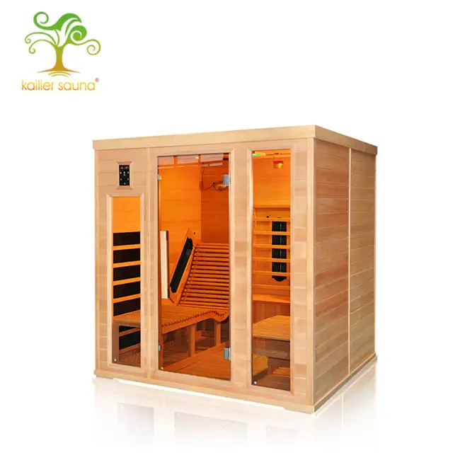 Coloque sauna casa de 2 pessoas capacidade infravermelho sauna casa