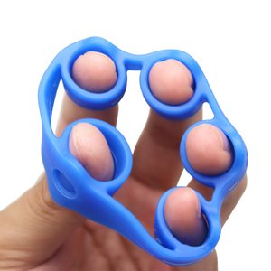 Appareil d'exercice pour les mains en silicone, extenseur de doigts, renforceur de poignet, relaxant <span class=keywords><strong>musculaire</strong></span>, léger, portable et durable - Product Image 3