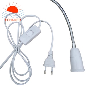 (High) 저 (quality E27/B22/GU10 와 EU plug + 303 switch 1.8 M cable E27/B22/ GU10 lamp holder - Product Image 3