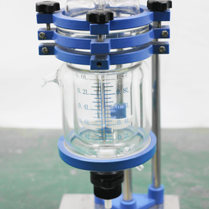 Laboratory Jacketed Layer Chemical Glass Reactor Double Layers Glass Reactor 1L - Product Image 5