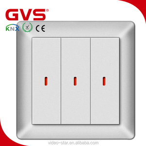 Nuovo K-Bus KNX EIB <span class=keywords><strong>smart</strong></span> home automation Switching Dimming light shutter control Guangzhou interruttore a pulsante-bianco/nero/argento - Product Image 6