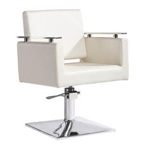 Chaise de barbier inclinable en gros, chaise de salon tout usage blanche, mobilier de salon de coiffure, chaise de barbier pas chère pour salon de coiffure - Product Image 1