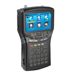Satlink WS-6979DVB S2 MPEG-4 analizador de espectro Actualización de Satélite Digital dish sáb buscador Combo meter pantalla - Product Image 6