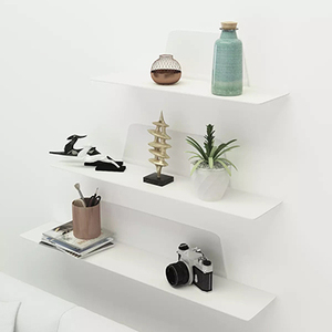 China Supplier Living Room Set of 3 Metal <strong>Wall</strong> <strong>Floating</strong> <strong>Shelves</strong> Home Furniture Home Decor Diseno Nordico - Product Image 2