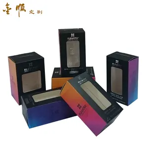 Custom Electronic Product Paper Box Usb Retail Cable Electronic Packaging Box With Window