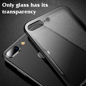Uslion — <span class=keywords><strong>coque</strong></span> en verre trempé pour <span class=keywords><strong>iPhone</strong></span>, étui de luxe pour <span class=keywords><strong>iphone</strong></span> 7, 8, 8 plus <span class=keywords><strong>x</strong></span>, 2018 - Product Image 3