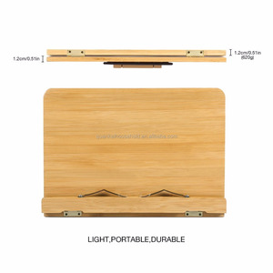 <span class=keywords><strong>Support</strong></span> de <span class=keywords><strong>livre</strong></span> en bambou réglable, porte-<span class=keywords><strong>livre</strong></span> à angle réglable, <span class=keywords><strong>support</strong></span> de lecture, porte-livres, tablettes pliables - Product Image 6