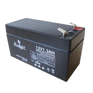 12V 1.3AH بطارية قابلة للشحن smf AGM sla مختومة الرصاص الحمضية بطارية 12v 1.3ah لحالات الطوارئ أضواء المنزل نظام إنذار أمان