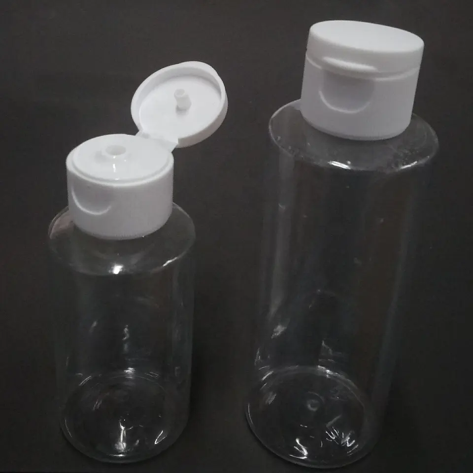 Transparante Plastic Pet Fles Met Flip Dop 30Ml 40Ml 50Ml 60Ml 75Ml 100Ml 120Ml 150Ml 200Ml 250Ml 300Ml