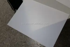 Low cost bianco traslucido FIANCHI foglio di plastica per la decorazione