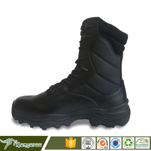 Bottes Tactiques Type <span class=keywords><strong>Rangers</strong></span> Américaines en <span class=keywords><strong>Cuir</strong></span> et Textile pour Agents de Sécurité - Product Image 2