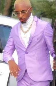 Abito da <span class=keywords><strong>Uomo</strong></span> in Raso Lucido Personalizzato, Vestito da Cerimonia per Testimoni, Smoking <span class=keywords><strong>Slim</strong></span> <span class=keywords><strong>Fit</strong></span> per Sposo, Festa da Ballo, <span class=keywords><strong>Blazer</strong></span> Casual - Product Image 3