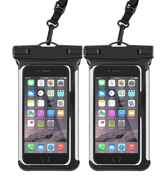 Universal IPX8 PVC Waterproof Cell Phone Case Bag Lanyard Phone Cover Waterproof Bag for Mobile Phone
