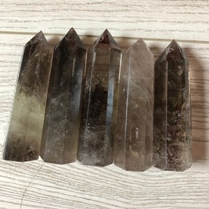 Bán Buôn Đá Nguyên Bản Tự Nhiên Lucky Brown Quartz Stone Wand Point Cột - Product Image 6