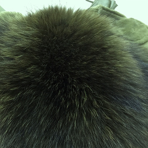 <strong>Women</strong> Luxury <strong>Leather</strong> <strong>Jackets</strong> <strong>Real</strong> fox Raccoon Fur Overcoat Big Fur Collar Winter <strong>Jackets</strong> - Product Image 5