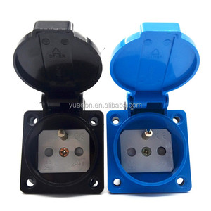 Yuadon YD-001S pháp pháp Cắm Trại Ngoài TrờI SạC thời tiết ổ cắm 2P + E IP44/IP54 lớp 16A 250V TUV ổ cắm chống thấm nước - Product Image 6