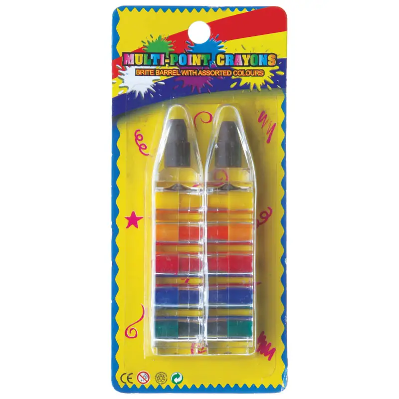 Embalaje de la tarjeta Blister magia apilable de plástico cera juguetes de lápiz para niños niño de seguridad y no tóxico