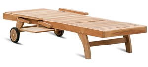Extérieur mobilier d'extérieur chaise de repos en bois de plage bain de soleil - Product Image 5