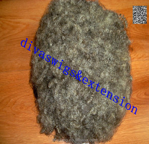 <span class=keywords><strong>Queue</strong></span> <span class=keywords><strong>de</strong></span> <span class=keywords><strong>cheval</strong></span> à cordon gris, afro bouclé crépu, clip pour <span class=keywords><strong>chignon</strong></span>, extensions <span class=keywords><strong>de</strong></span> cheveux pour femmes afro-américaines, taille moyenne - Product Image 4