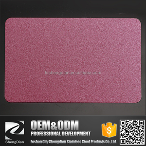 Coloré Décoration Sus304 En Acier Laminé À Froid 2 Mm Microbillé Inoxydable Feuille - Product Image 1