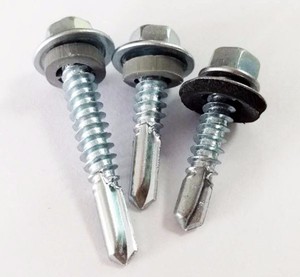 Tornillos Autoperforantes para Techo con <span class=keywords><strong>Cabeza</strong></span> <span class=keywords><strong>Hexagonal</strong></span> y Recubrimiento de Zinc 6.3x19 - Product Image 4
