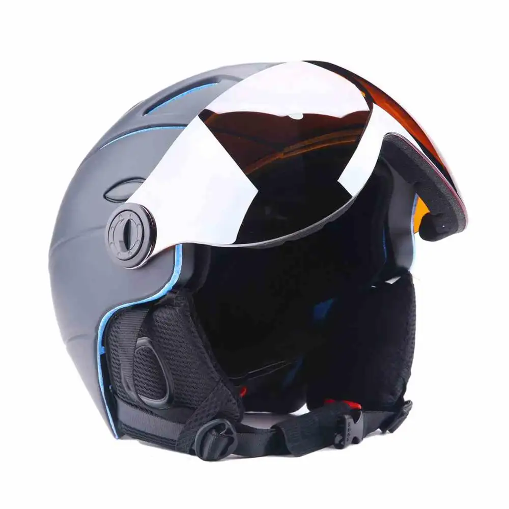 Pierres de protection rigide pour le Ski, casque stylé, avec visière, nouvelle collection