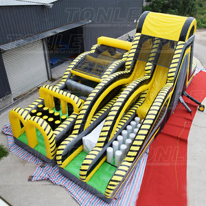 Pista de Obstáculos Inflable Nuclear Toxic Atomic Rush de Tonle en Venta - Product Image 3