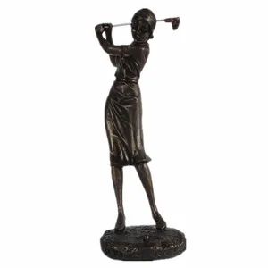 Grade de Golf pour femme, résine Bronze Antique, 10 pouces