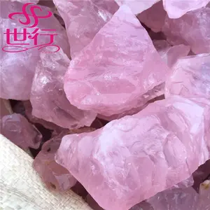 Wholesale high quality natural rose quartz crystal rough stone raw material crystal