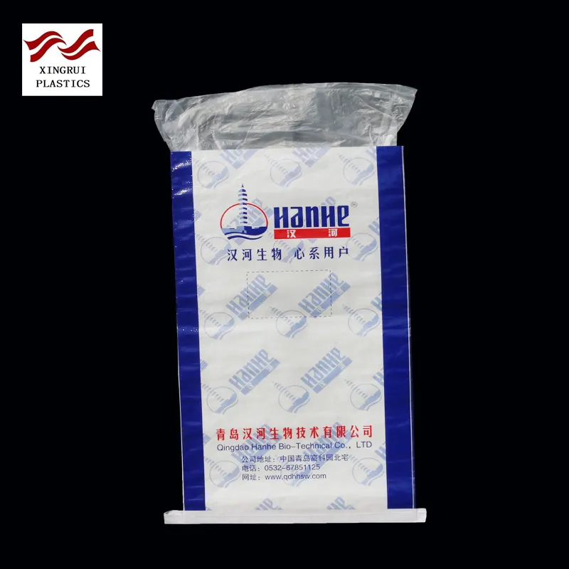 Cina laminato sacchetto di imballaggio di plastica sacco con LDPE/HDPE per 50kgs fertilizzante, zucchero, farina, materiale chimico