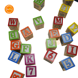 Wholesale Classic Wooden ABC Block Cart Educational Kids Toy,wooden Block Alphabet Letter Number Pictures Children Learning Toy - Product Image 4