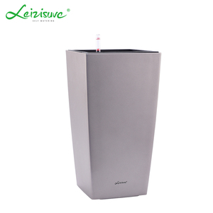 Jardinières décoratives en plastique <span class=keywords><strong>de</strong></span> grande taille bon marché Leizisure, grands pots à fleurs en céramique pour l'extérieur, pour arbres, herbes et plantes - Product Image 3