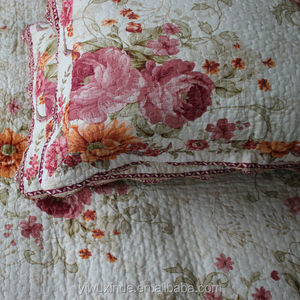 Juego de Cubrecama y Cortinas con Diseño Floral de Estilo Europeo para el Hogar - Product Image 4