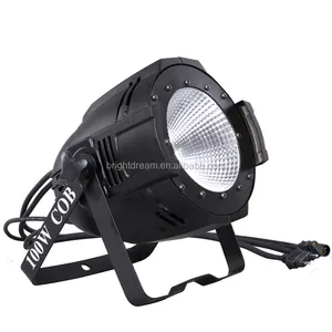 Iluminação para palco profissional, cob led de 100w, efeito de lavagem branca quente para equipamentos de disco dmx para dj