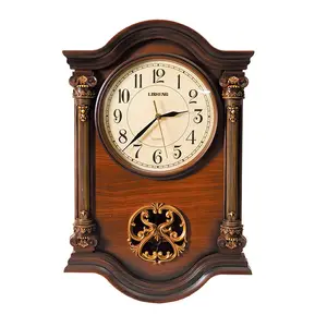 Old style antique wall clock reproduction B8072-1