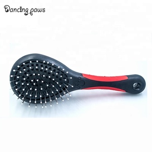 pour chien en acier inoxydable en plastique épilateur brosse de toilettage pour animaux de compagnie pour animalerie taille L - Product Image 2
