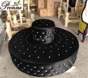 2025 Black Velvet Nail Salon <strong>Sofa</strong> Elegant Waiting <strong>Sofa</strong> Waiting Area <strong>Bench</strong> - Product Image 1