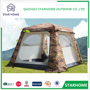Fonte di fabbrica eccellente Quzhou 5-8 persone all'aperto camuffamento campeggio tenda automatica - Product Image 2